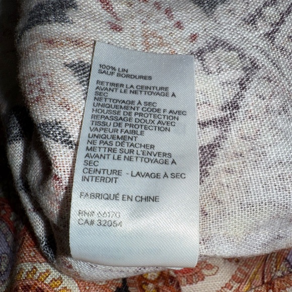 Zimmermann Wild Botanica Paisley-print Belted Linen Skirt - Picture 11 of 12